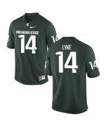 Youth Kenney Lyke Michigan State Spartans #14 Nike NCAA Green Authentic College Stitched Football Jersey ED50O80AJ